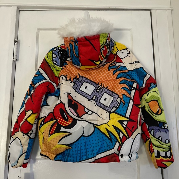 New Authentic Members Only Nickelodeon Pop Art Character Puffer Jacket (Unisex) - Picture 4 of 14